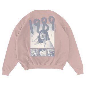 Taylor Swift 1989 (Taylor’s Version) Pink Crewneck Sweatshirt